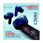 UBON J4 EARBUDS Bluetooth True Wireless (TWS) In Ear 32 Hours Playback Active Noise cancellation IPX4(Splash & Sweat Proof) Blue