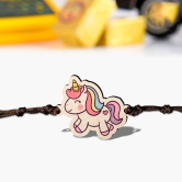 Wooden Rakhi | Unicorn