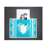 AanyaCentric Handmade Sky Blue Greeting Card for Husband Wife Boyfriend Girlfriend Lover