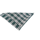 Orange, Green and White Checkered Dish Towel set of 3