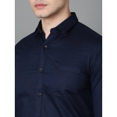 Kalyan Silks Cotton Shirt With Navy Blue  by Ecofriendly