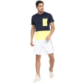 MENS POL SPORT PKT TEE-M / Navy Blue