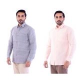 DESHBANDHU DBK 100 Percent Cotton Regular Fit Solids Mens Casual Shirt - Multi ( Pack of 1 ) - None