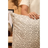 Cocoa Motif Cushion Cover