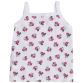 MINNIE & FRIENDS GIRLS VEST DORI NECK SLEEVELESS SOLID ASSORTED Pack Of 4 - None