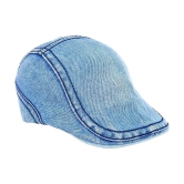 Zacharias Blue Cotton Mens Cap ( Pack of 1 ) - Blue