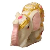 Hand Painted Elephant Figurine Decorative Elephant Statue-Pack Of 2 Pieces |