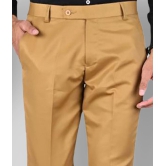 MANCREW - Khaki Polycotton Slim - Fit Men's Formal Pants ( Pack of 2 ) - None