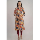 MAUKA - Multicolor Rayon Womens Straight Kurti ( Pack of 1 ) - None