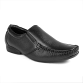 BXXY Men's Black Leather Office Wear Formal Shoes 9