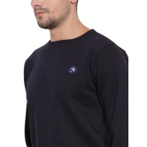 Rodamo  Men Navy Blue Slim Fit Sweatshirts