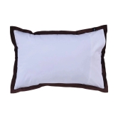 HUGS N RUGS - Pack of 2 Cotton Solid Regular Pillow Cover ( 152.4 cm(60) x 101.6 cm(40) ) - White - White