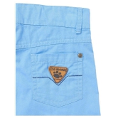 Cub McPaws Boys Regular Fit Sky Blue Fashion Shorts|Cotton | 4 - 12 Years - None