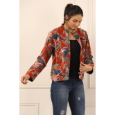 Printed women velvet jacket-L