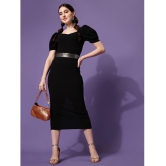 Sheetal associates - Black Polyester Blend Womens Bodycon Dress ( Pack of 1 ) - None