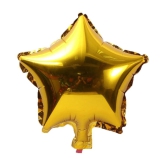 5 pcs Golden Foil Balloons Set of 5 ( 18 Inch)