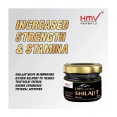 HMV Herbals Ayurveda Natural Shilajit / Shilajeet Resin 20gm for Men & Women | Authentic & Pure Natural for Increased Strength & Stamina, Better Nutrient Absorption, Immunity Boosts & Improv