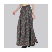 Sttoffa Green Cotton Womens Flared Skirt ( Pack of 1 ) - None