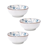 100Ml White Bowl Set Of 3