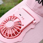 URBAN CREWR MINI RECHARGEABLE FAN PORTABLE POWERED HAT CAP FAN (1Pc)