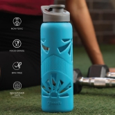 Trio Grip Combo (Clear Grip bottle, 320ml Tiffin, 520ml Tiffin)-Tranquil Teal