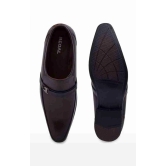 Mens Maroon Leather Formal Slip-ons