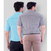 DESHBANDHU DBK - Multicolor Cotton Regular Fit Mens Casual Shirt ( Pack of 2 ) - None