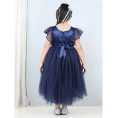 Toy Balloon Kids Navy Blue Net Girls Frock ( Pack of 1 ) - None