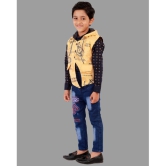 DKGF Fashion - Yellow Cotton Blend Boys Shirt & Jeans ( Pack of 1 ) - None