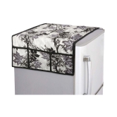 E-Retailer Single Polyester Black Fridge Top Cover - Black