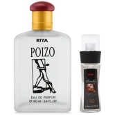 Riya Poizo & Bindas Eau De Parfum (EDP) For Unisex 110 ( Pack of 2 )