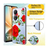 Fashionury Multicolor Printed Back Cover Silicon Compatible For Vivo Y100 5G ( Pack of 1 )