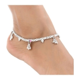 AanyaCentric - Silver Anklets ( Pack of 1 ) - Silver