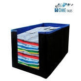 HOMETALES Non-Woven Shirt Stacker & Cloth Organizer,Black (3U)