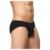 La Intimo Cotton Mens Briefs ( Black ) - 38