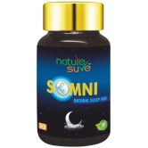 Nature Sure SOMNI Natural Sleep Aid Daily Herbal Supplement for Men & Women - 1 Pack (90 Tablets Each)