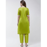 Pannkh Womens Festive Embroidered High-Low Kurta With Matching Pants - None