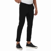 Navy Ankle Length Stretch Chinos Trouser