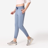 Women's Jogger/Track Pants with Drawstring- Blue Ashley Blue XL