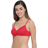 Clovia Cotton T-Shirt Bra - Pink Single - 40C