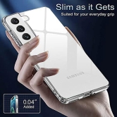 Samsung Galaxy S21 FE Back Cover Case Ultra Hybrid Clear Polycarbonarte TPU