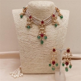 Kundan Choker Necklace Set