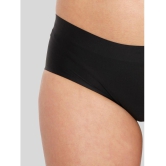 ILRASO - Black Spandex Women's Padded Brief ( Pack of 1 ) - None