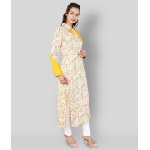 Rangun - Multicolor Rayon Women's Angrakha Kurti - S