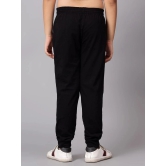 Diaz Black Cotton Blend Boys Trackpant ( Pack of 1 ) - None