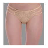 Madam - Beige Denim Self Design Womens No Panty Line ( Pack of 1 ) - None