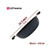 LAZYWINDOW Non-stick Non-Stick Deep Kadhai 0.3 mm ( 3 ) L - Light Grey