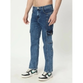 AngelFab Relaxed Washed Mens Jeans - Light Blue ( Pack of 1 ) - None