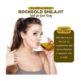 Rockgold Pure Shilajit/Shilajeet Resin With Gold & Silver,Provides Energy Level, Stamina, For Men & Women 30 gram (Pack of 1)