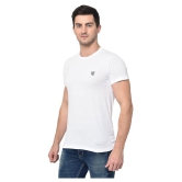 Vimal Jonney Cotton Blend white Solids T-Shirt - None